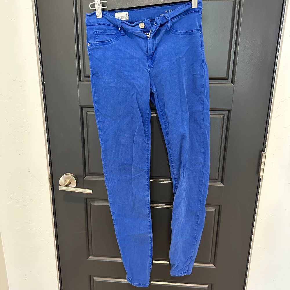 GAP 1969 Legging Jean - Cobalt Blue - Size 8